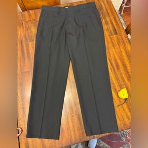 Haggar Black Classic Fit Pants Mens 38x30